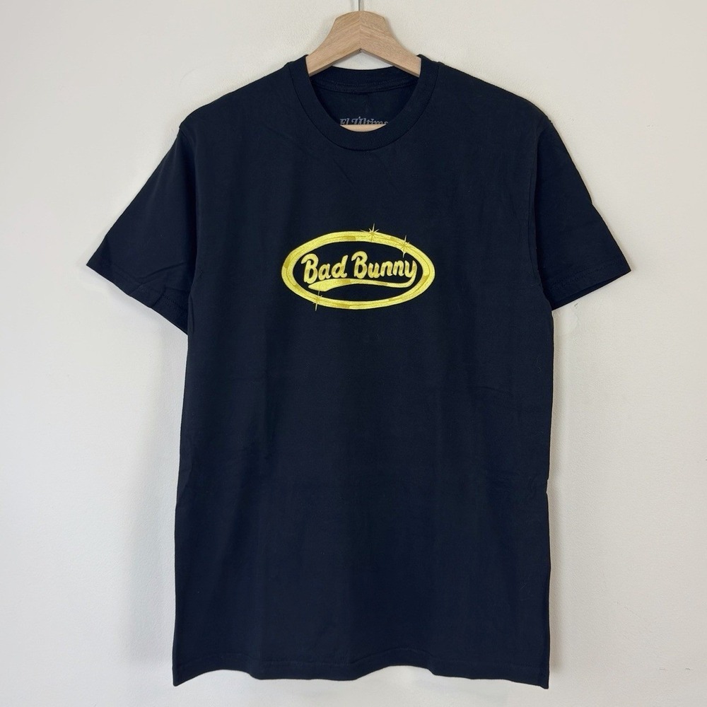 Bad Bunny Limited Edition El Ultimo Tour del Mundo 2022 Tour Black Tee Shirt - M